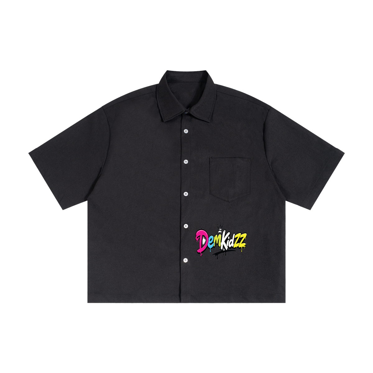 Unisex Boxy Heavyweight Short-Sleeve Shirt | DemKidZZ