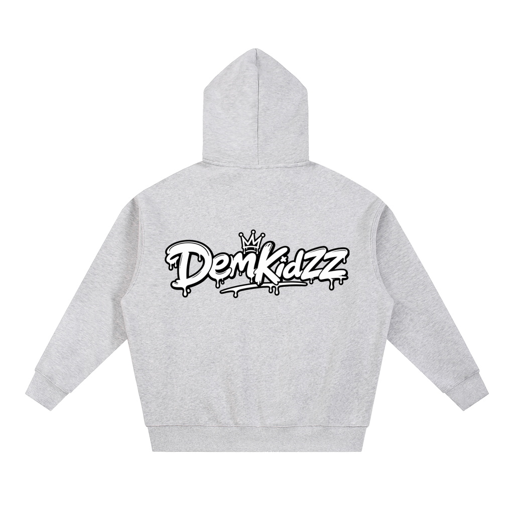Oversized Boxy Fleece Zip Hoodie | DemKidZZ
