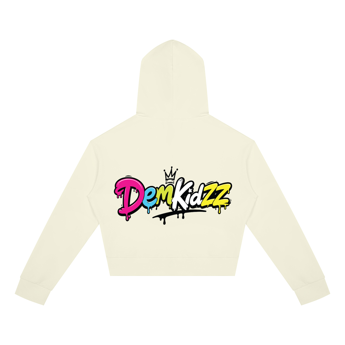 Women's Cropped Full-Zip Hoodie | DemKidZZ