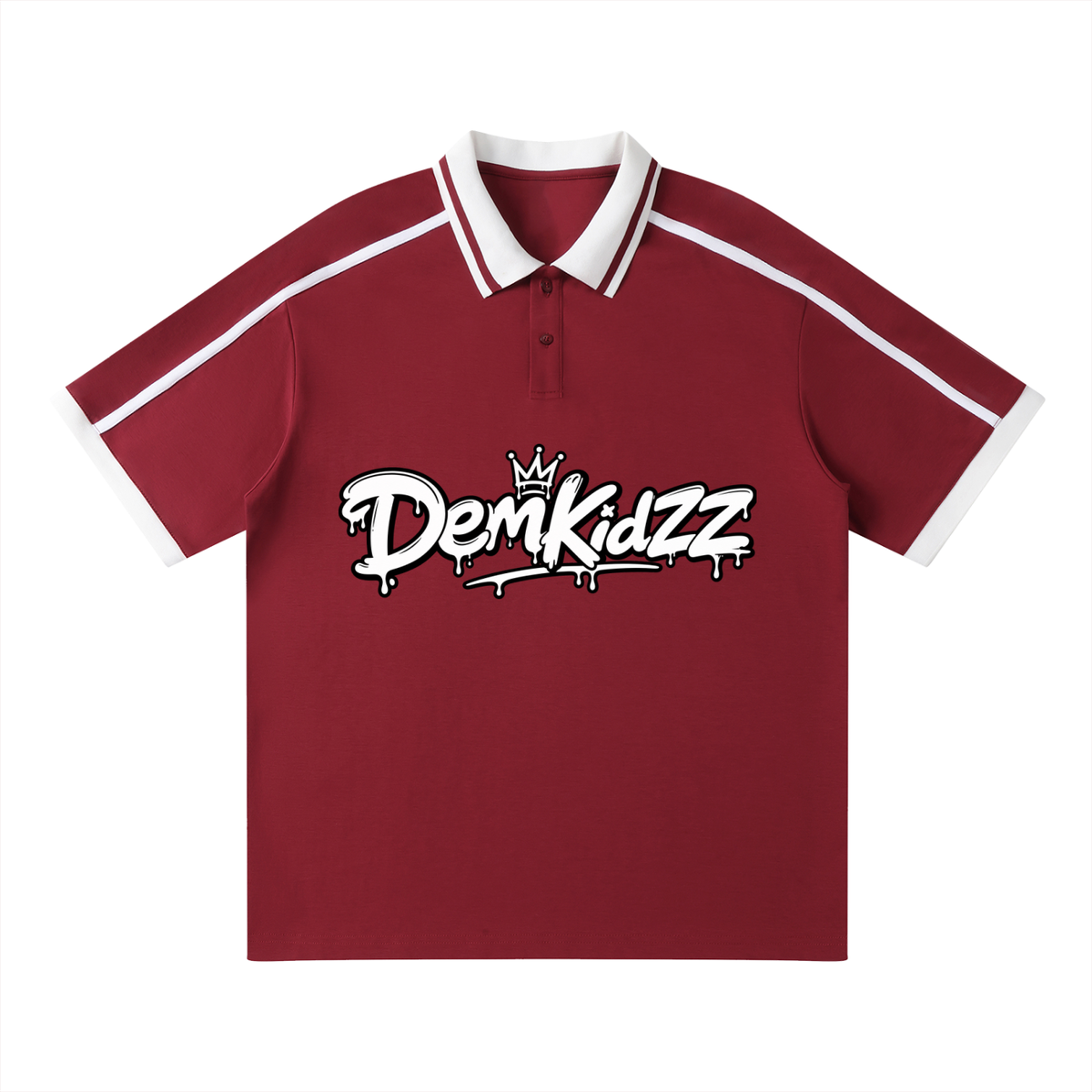 Unisex Contrast-Piping Polo Shirt | DemKidZZ