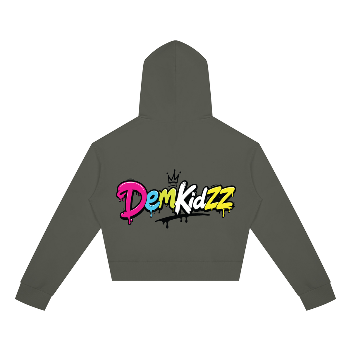 Women's Cropped Full-Zip Hoodie | DemKidZZ