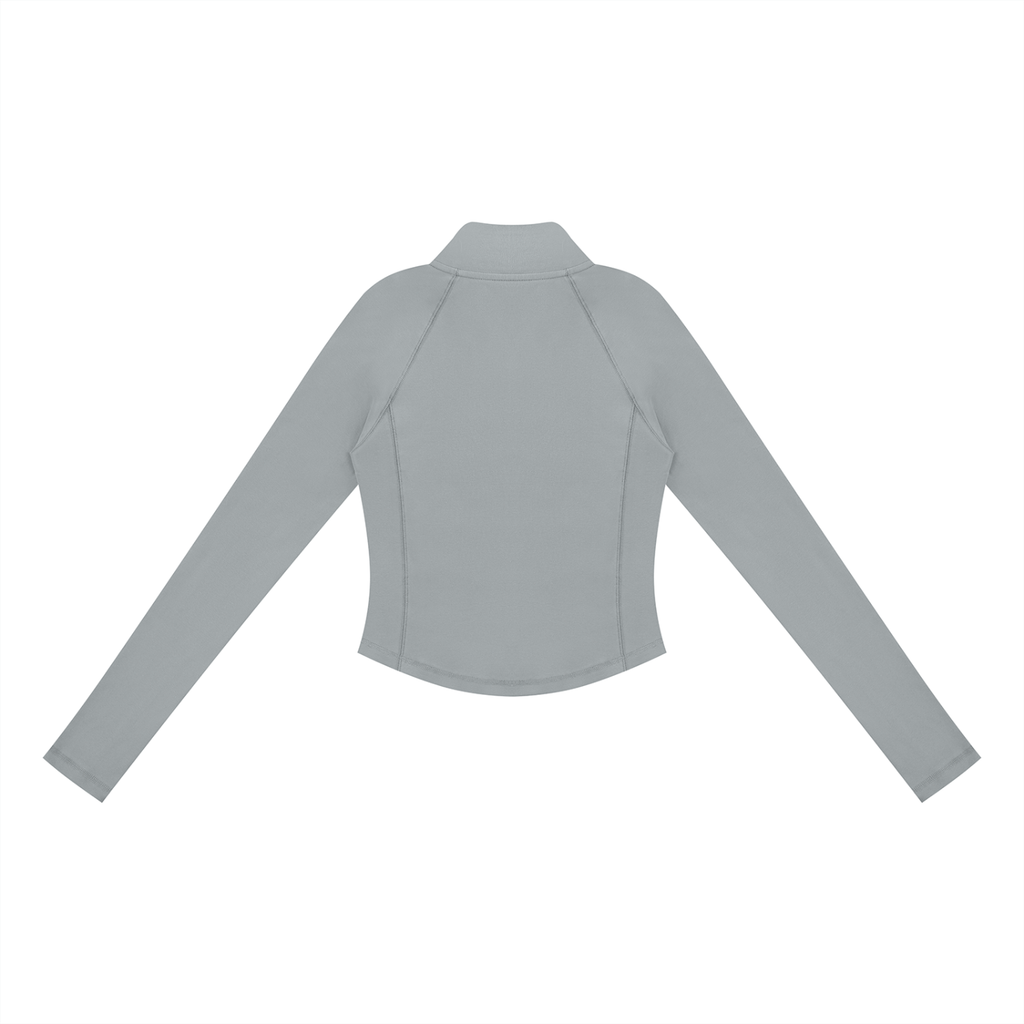 Women's Quarter-Zip Long-Sleeve Yoga Top | DemKidZZ