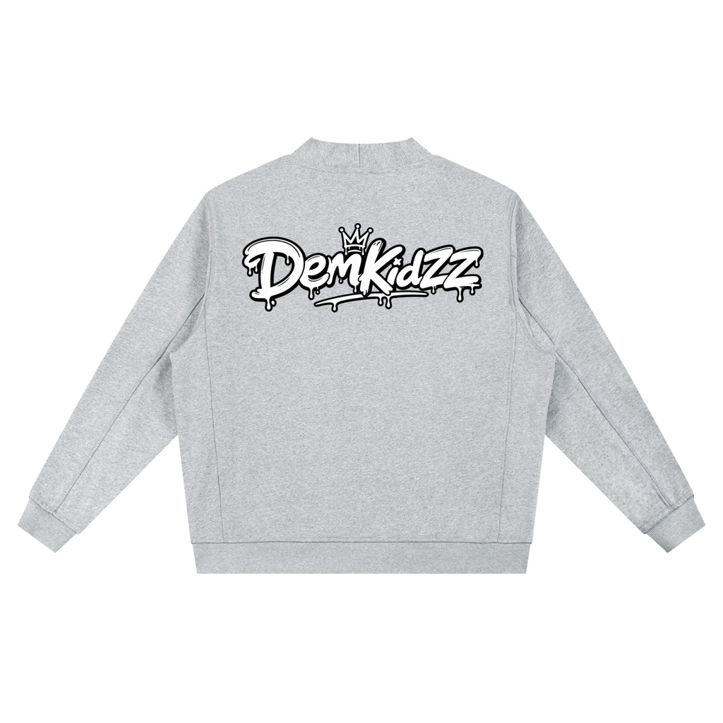 Heavyweight V-Neck Fleece Cardigan | DemKidZZ