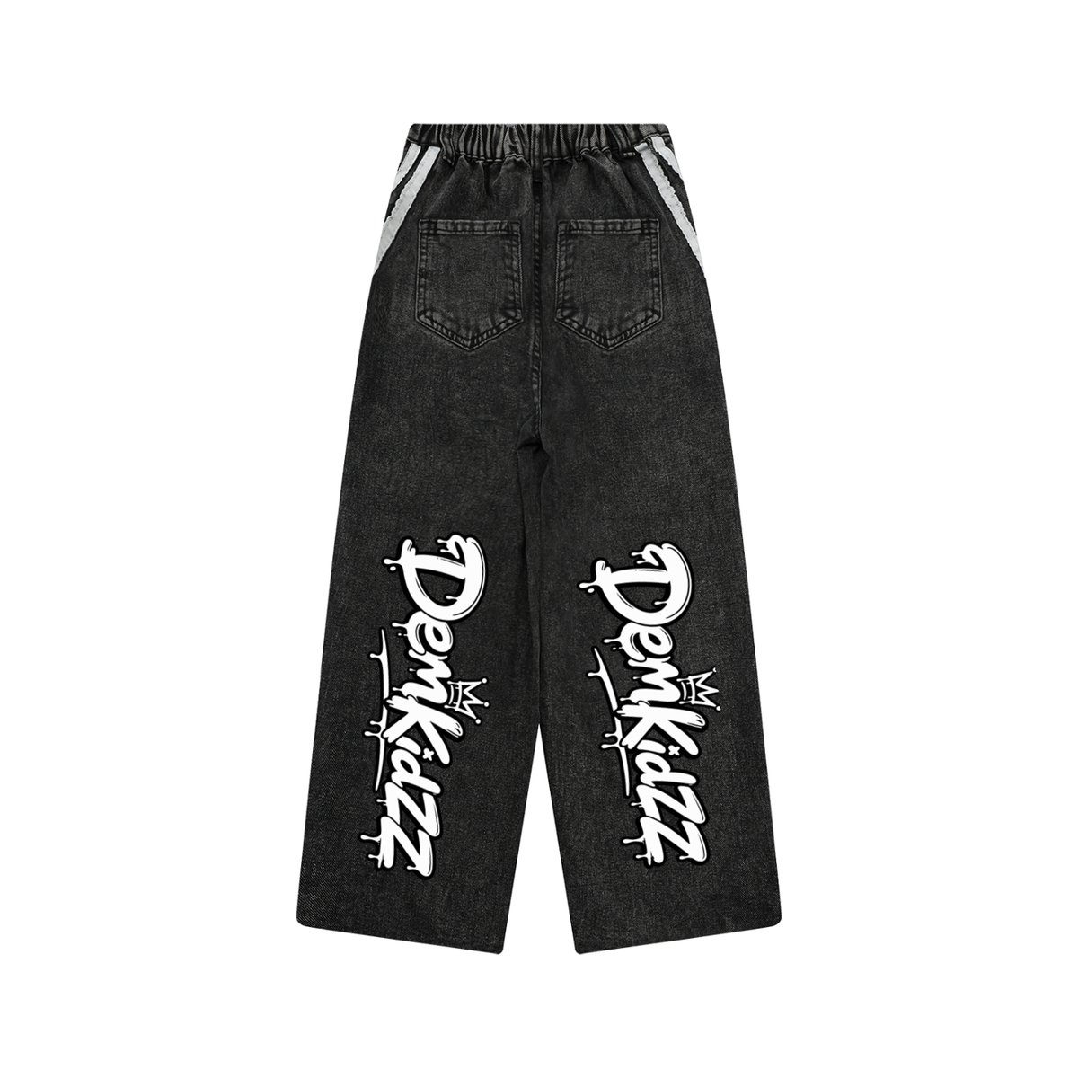 Kids' Vintage-Wash Side-Stripe Jeans | DemKidZZ