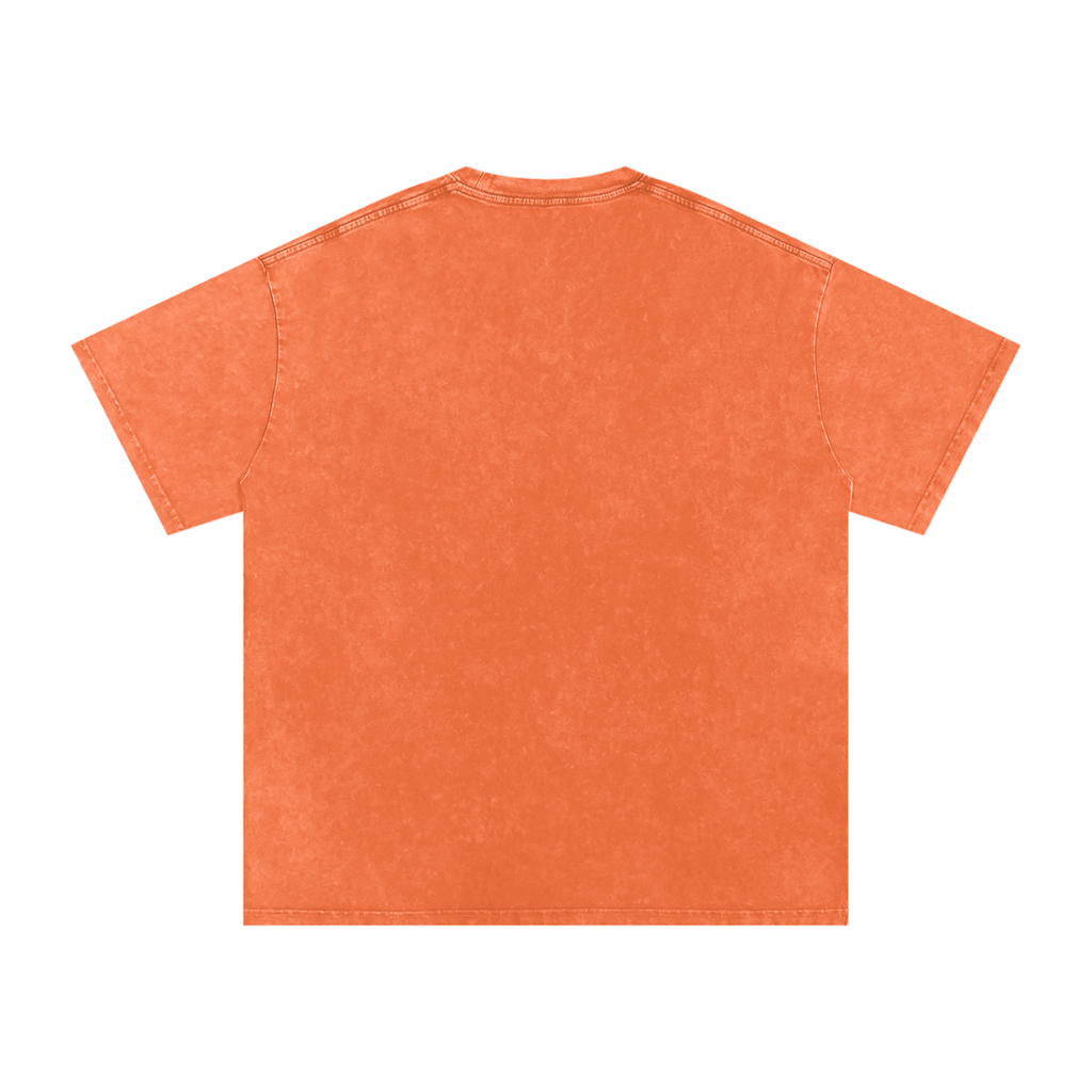 Snow-Washed Oversized Cotton T-Shirt | DemKidZZ