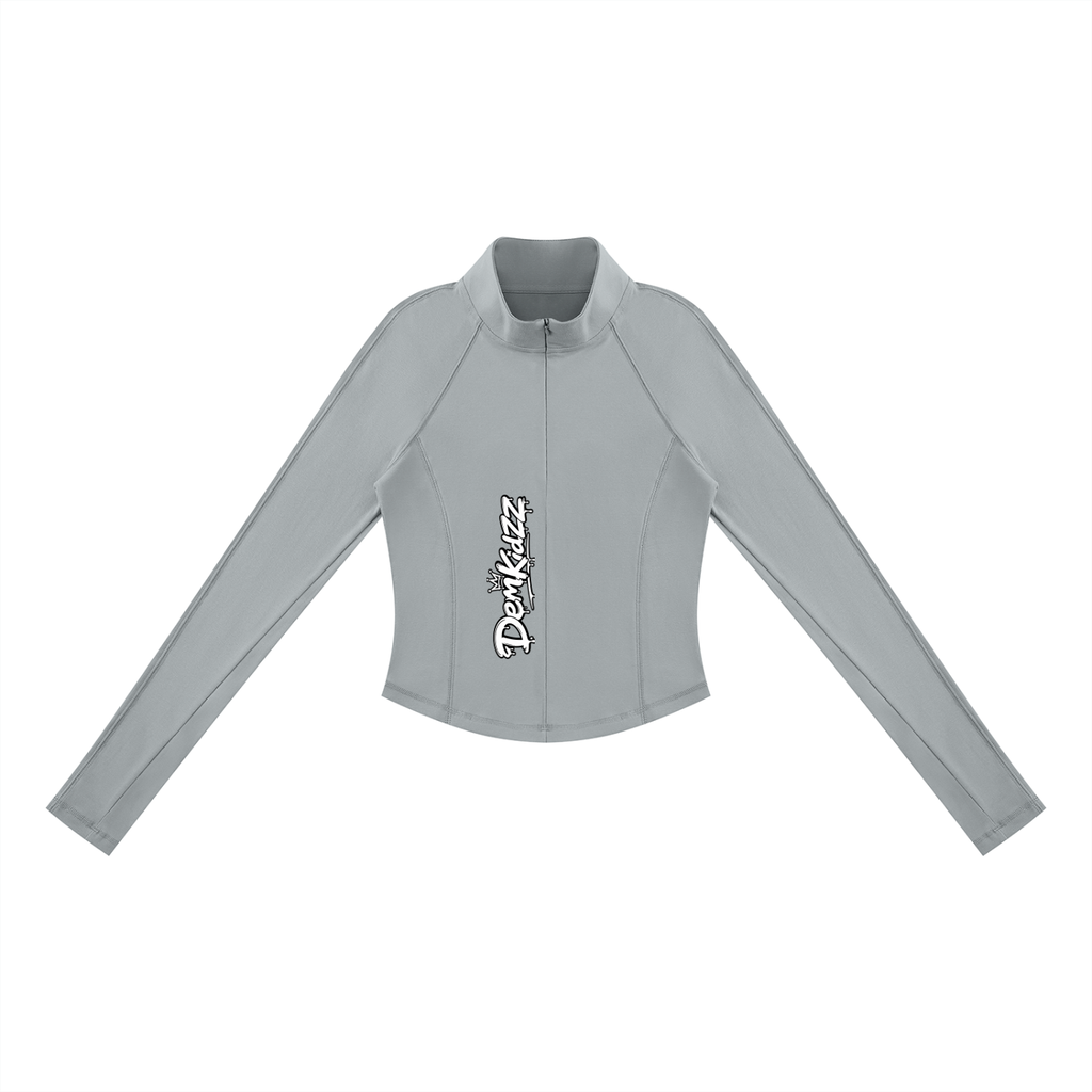 Women's Quarter-Zip Long-Sleeve Yoga Top | DemKidZZ