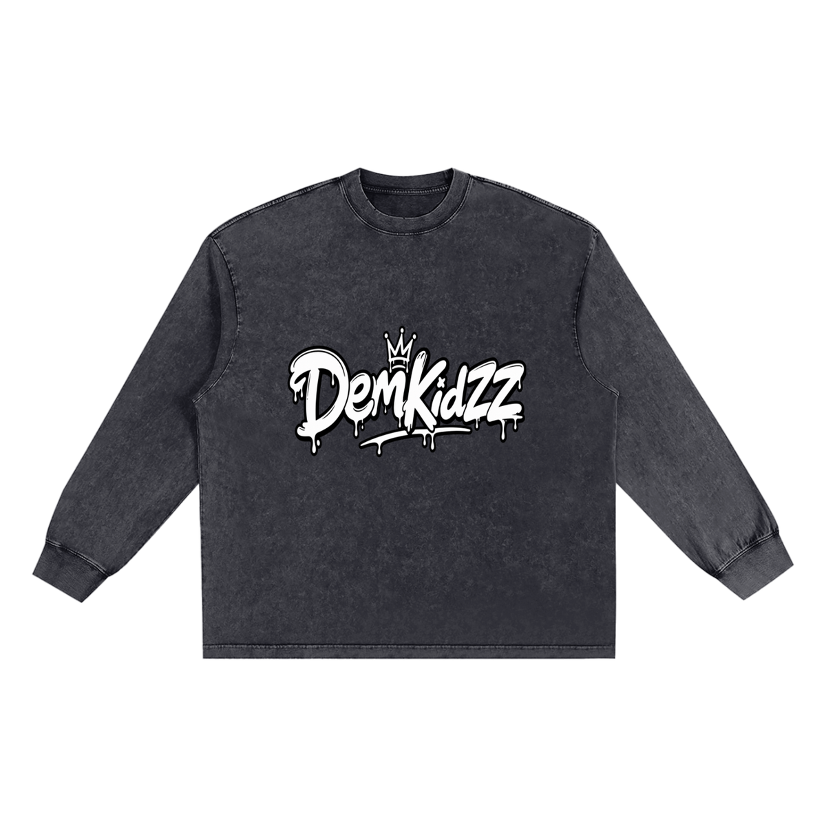 Snow Washed Frayed Edge T-Shirt