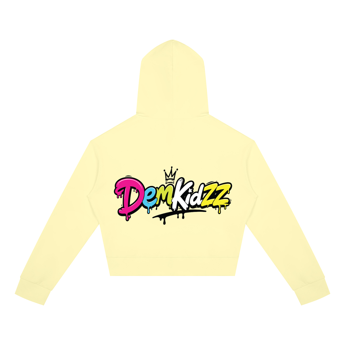 Women's Cropped Full-Zip Hoodie | DemKidZZ