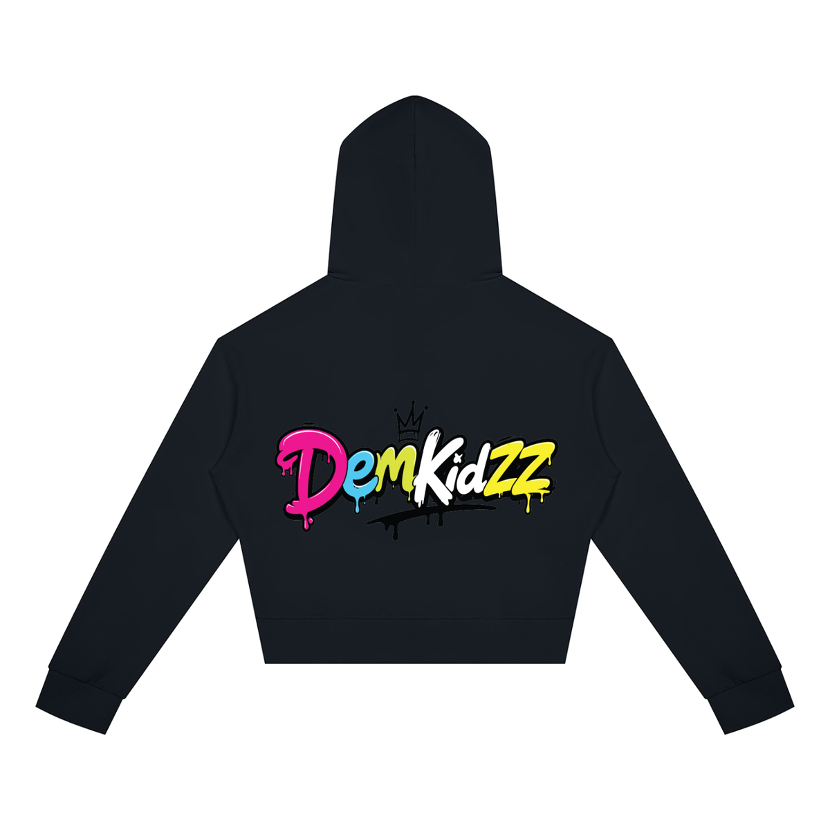 Women's Cropped Full-Zip Hoodie | DemKidZZ