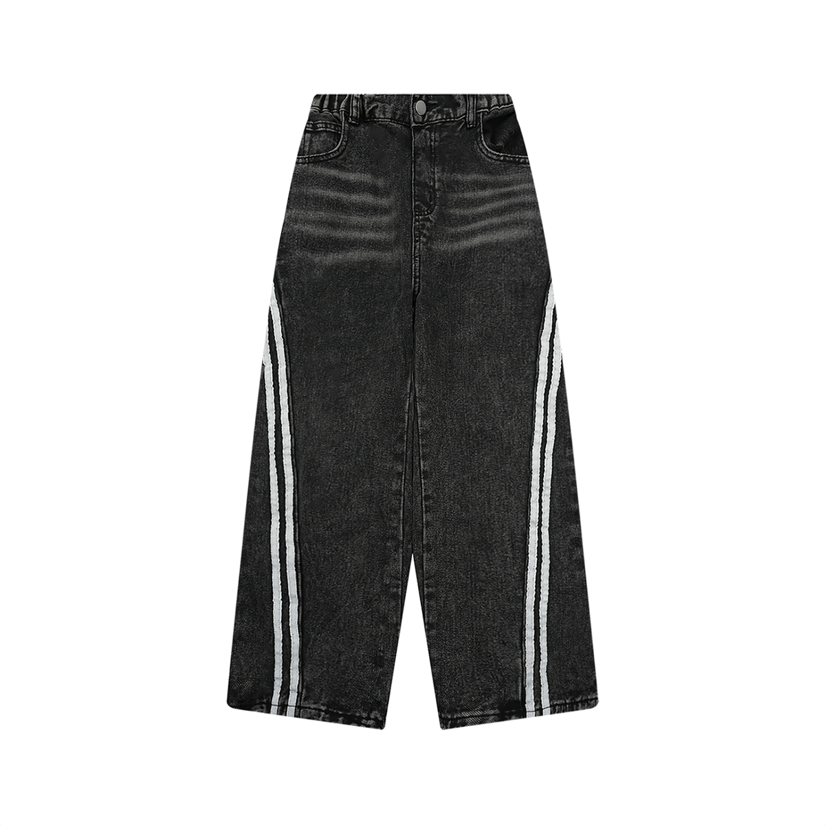 Kids' Vintage-Wash Side-Stripe Jeans | DemKidZZ