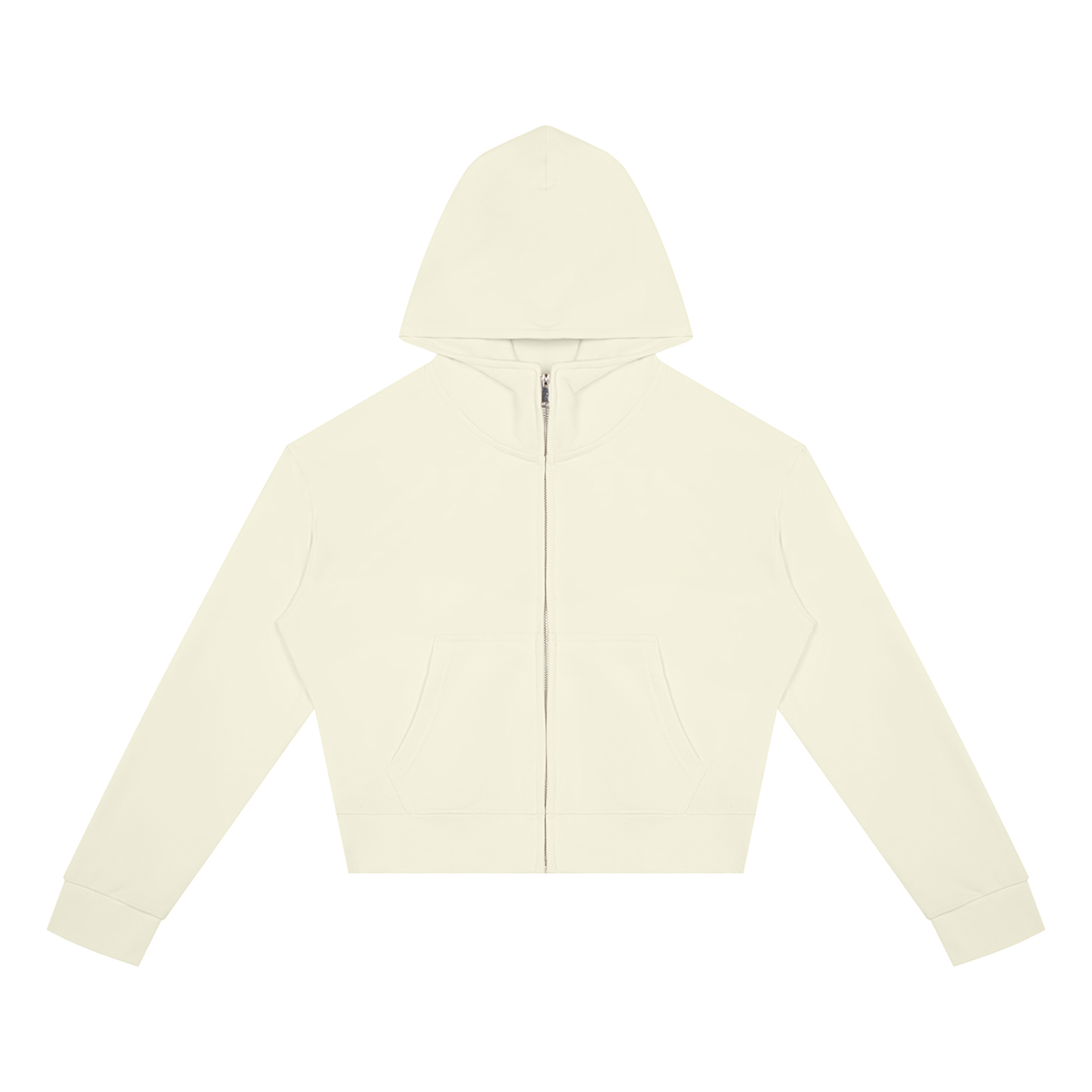 Women's Cropped Full-Zip Hoodie | DemKidZZ