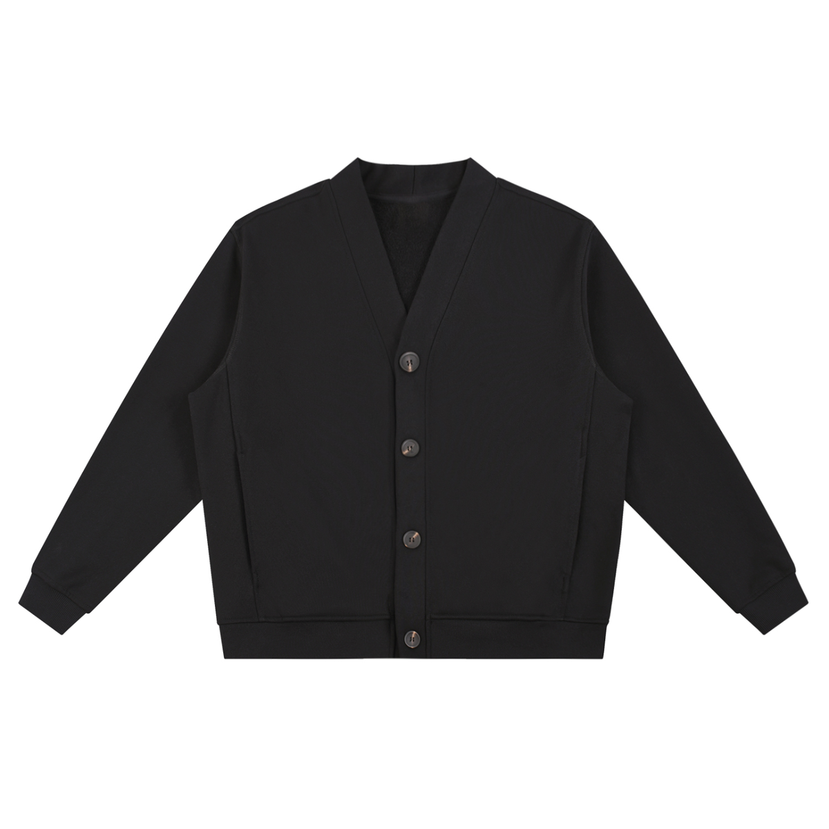 Heavyweight V-Neck Fleece Cardigan | DemKidZZ