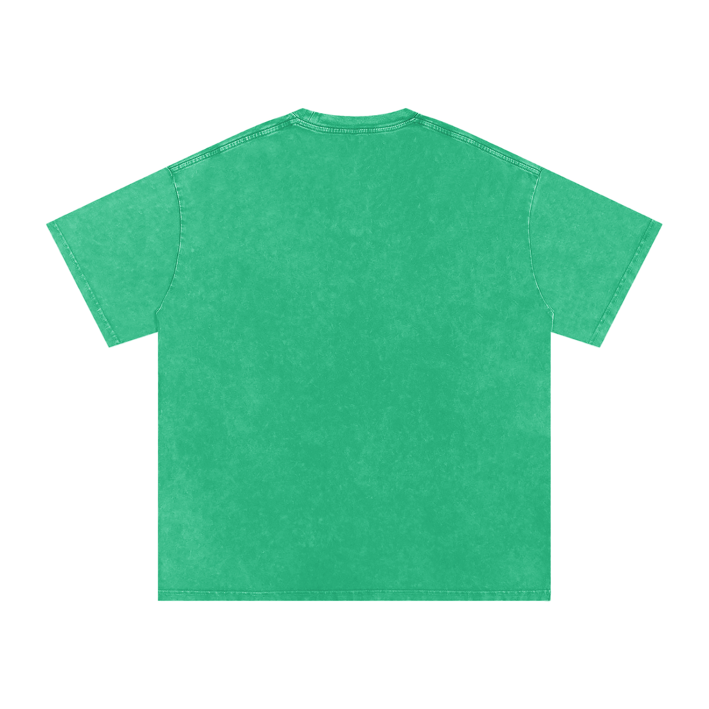Snow-Washed Oversized Cotton T-Shirt | DemKidZZ