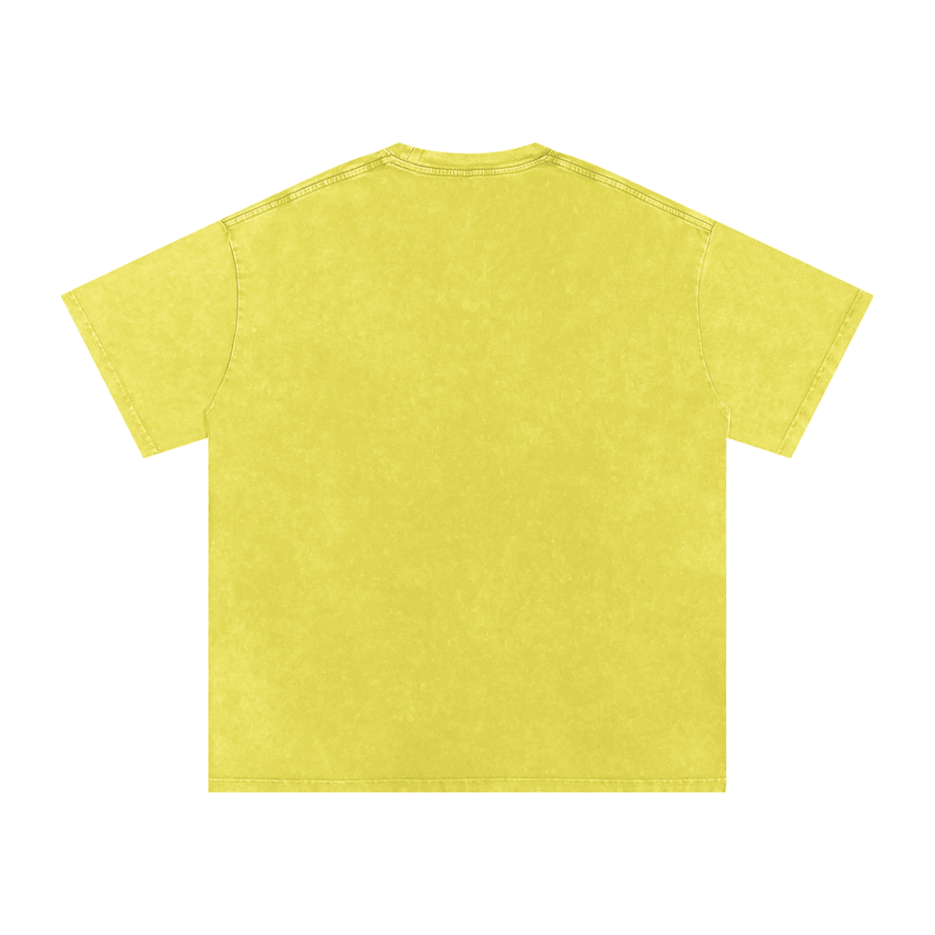 Snow-Washed Oversized Cotton T-Shirt | DemKidZZ