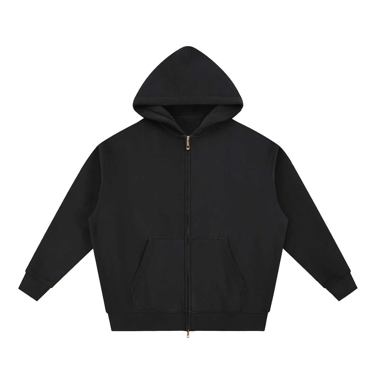 Oversized Boxy Fleece Zip Hoodie | DemKidZZ