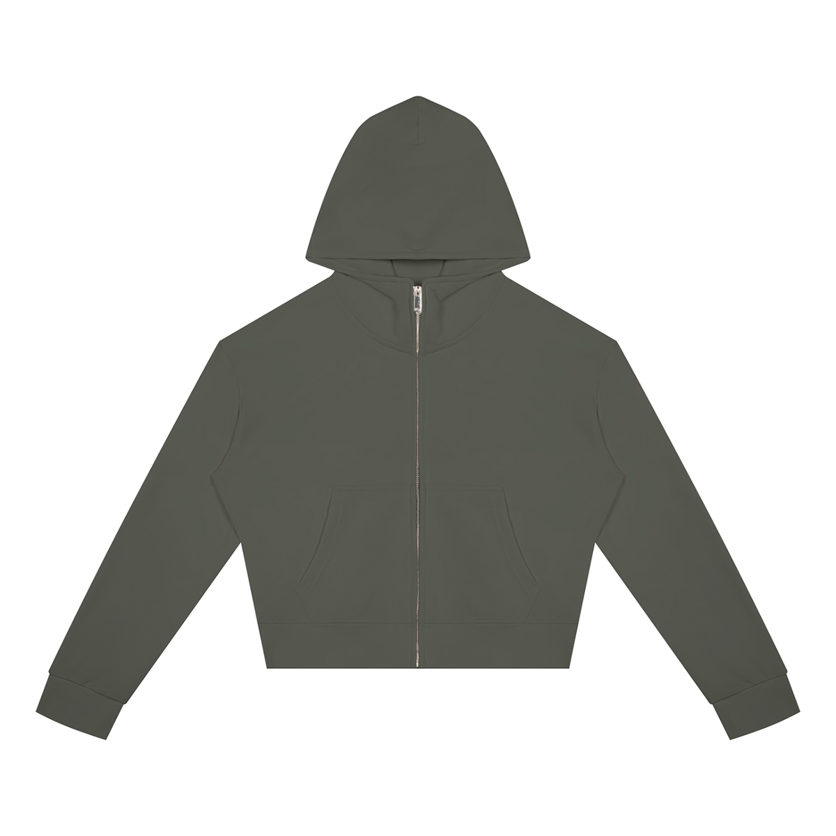 Women's Cropped Full-Zip Hoodie | DemKidZZ