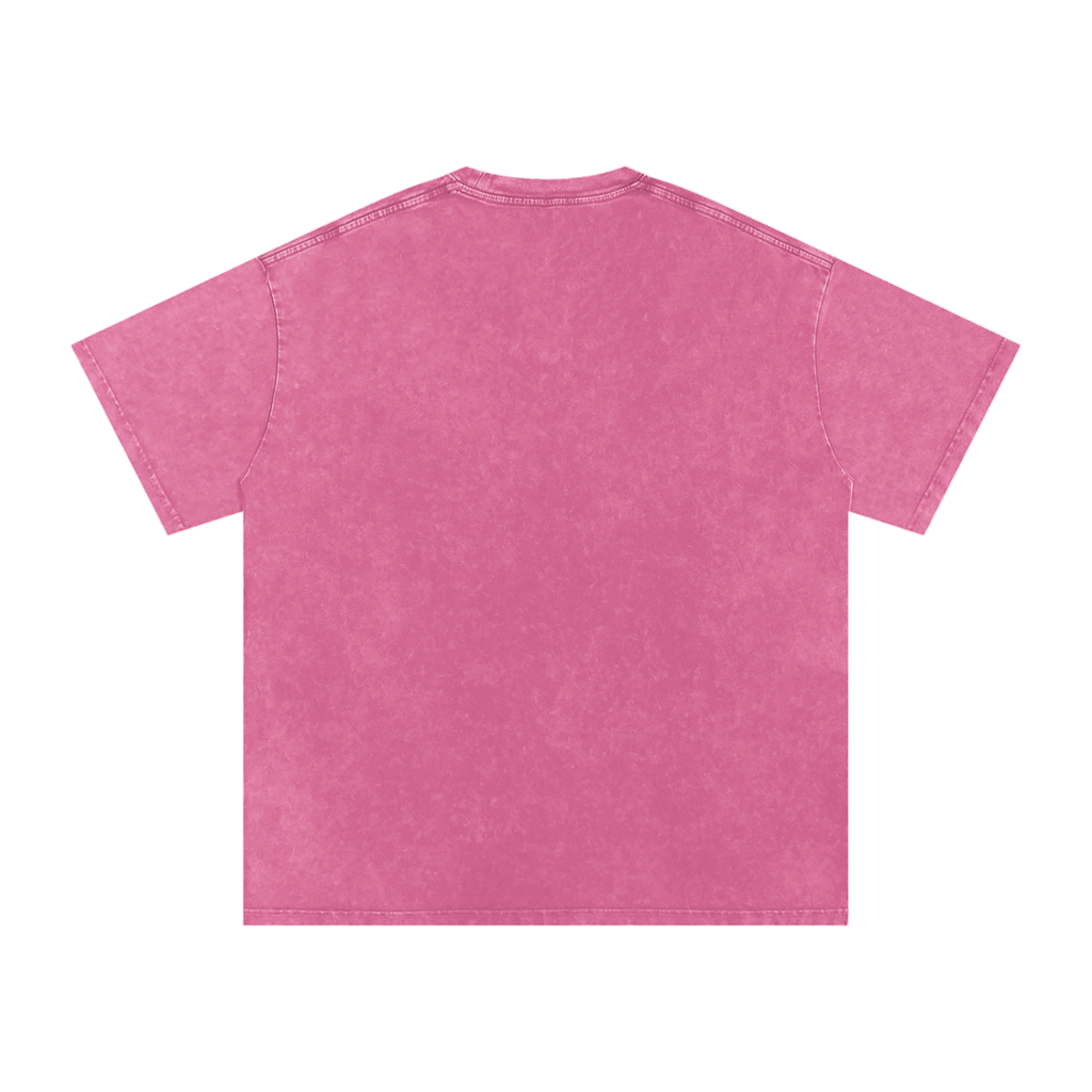 Snow-Washed Oversized Cotton T-Shirt | DemKidZZ