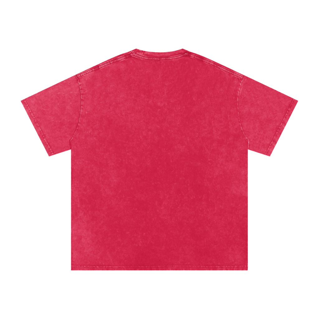 Snow-Washed Oversized Cotton T-Shirt | DemKidZZ