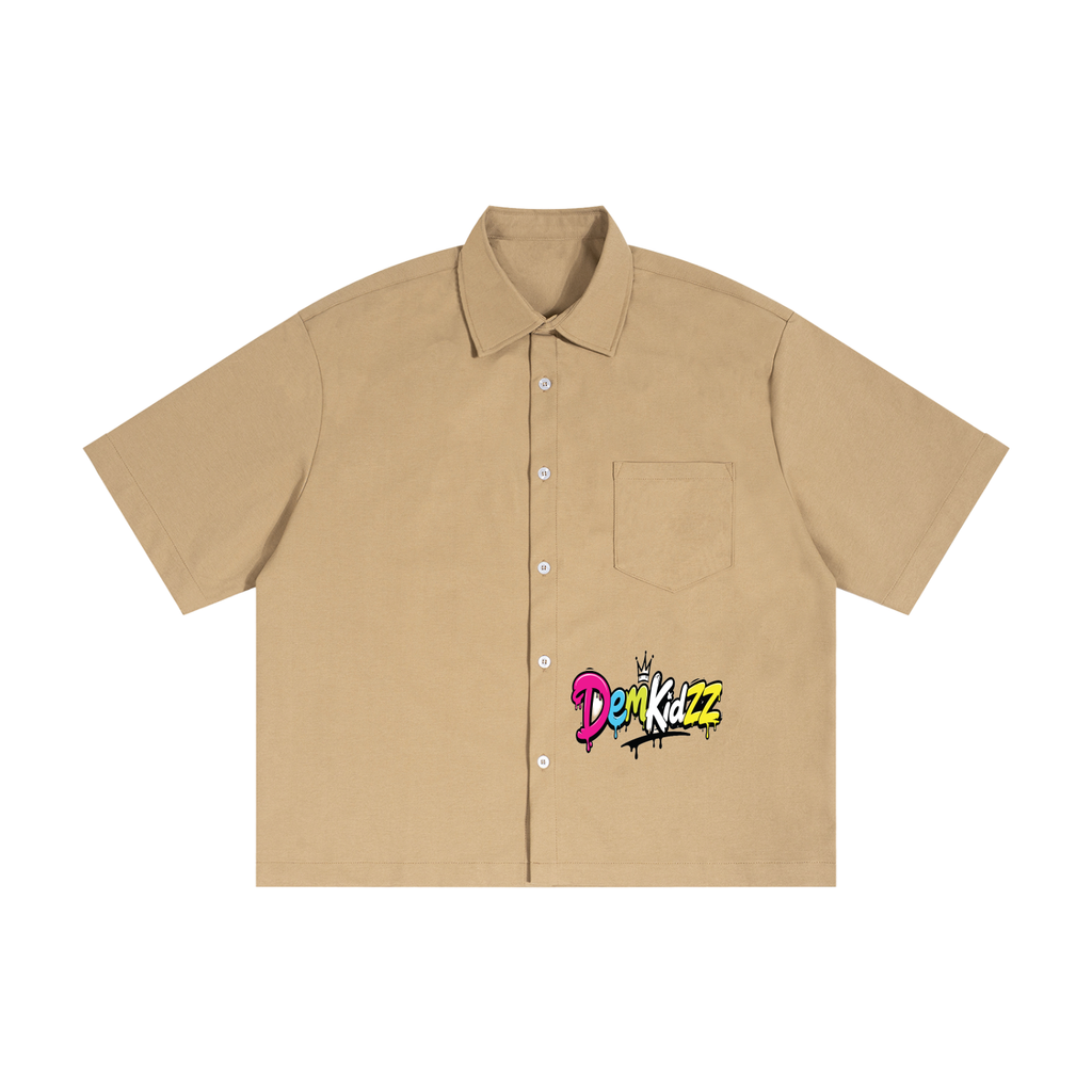 Unisex Boxy Heavyweight Short-Sleeve Shirt | DemKidZZ
