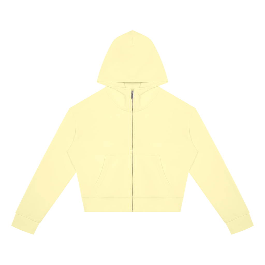 Women's Cropped Full-Zip Hoodie | DemKidZZ