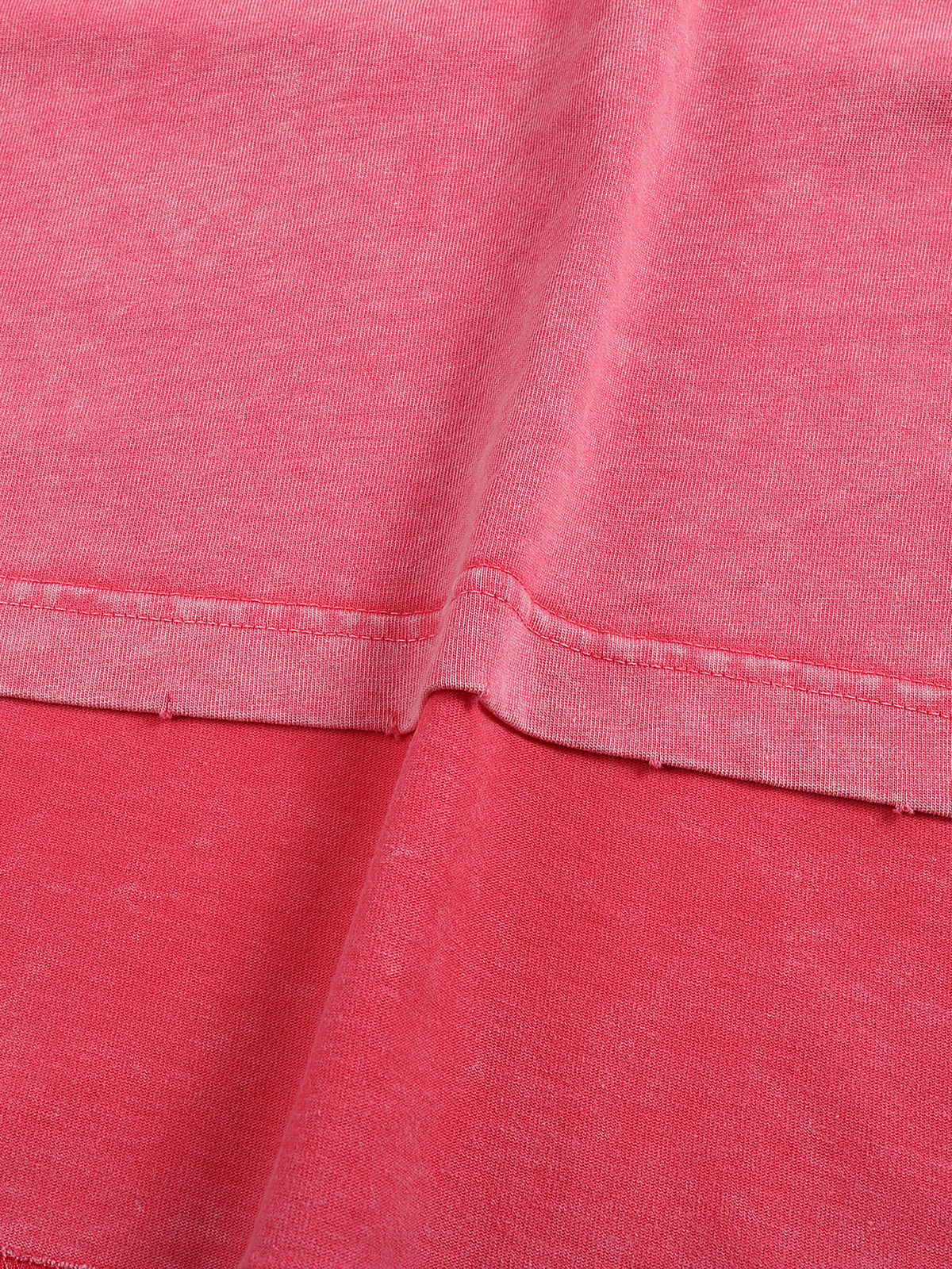 Snow Washed Frayed Edge T-Shirt