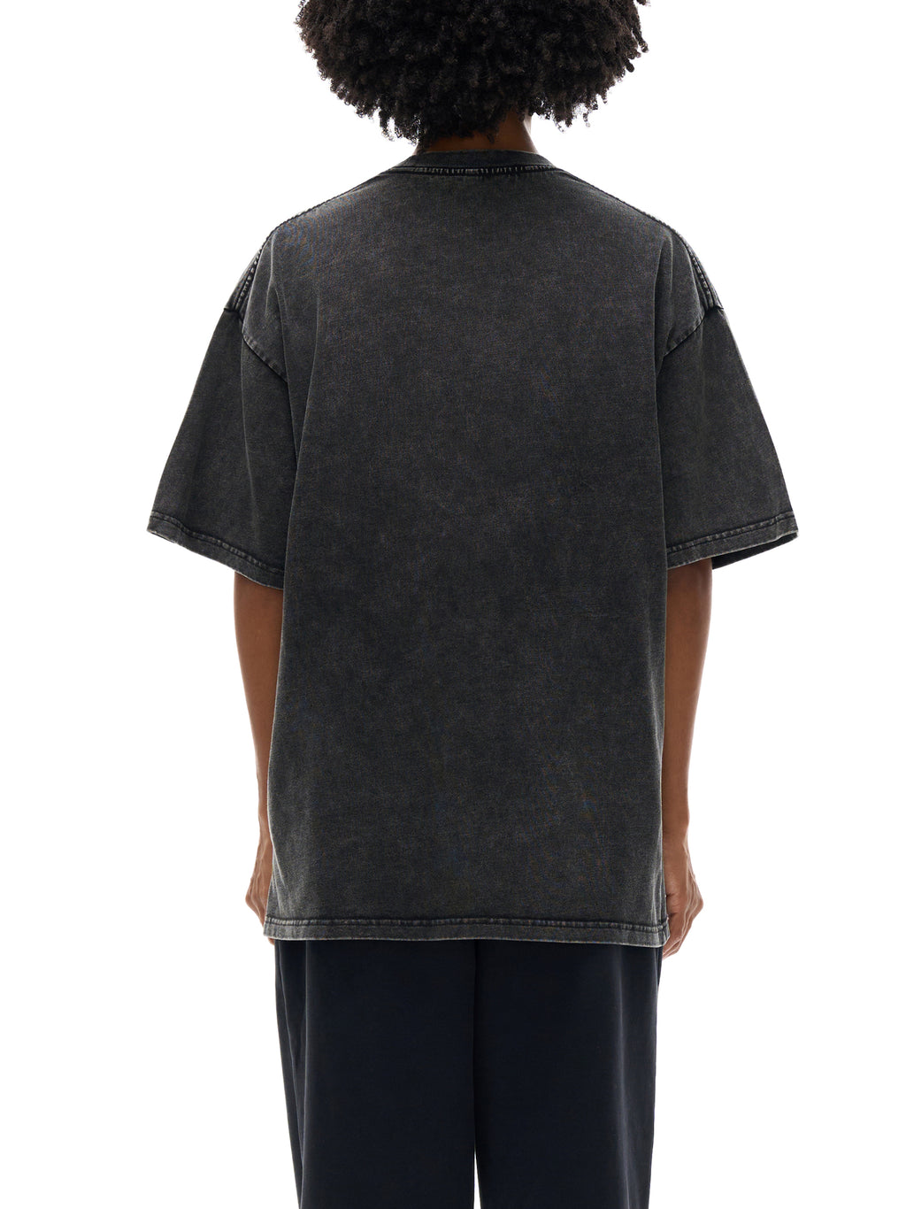 Snow-Washed Oversized Cotton T-Shirt | DemKidZZ