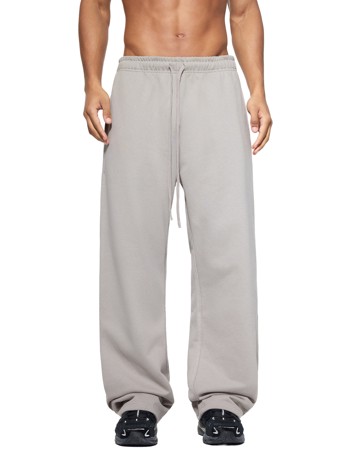 Solid-Color Straight-Leg Sweatpants | DemKidZZ