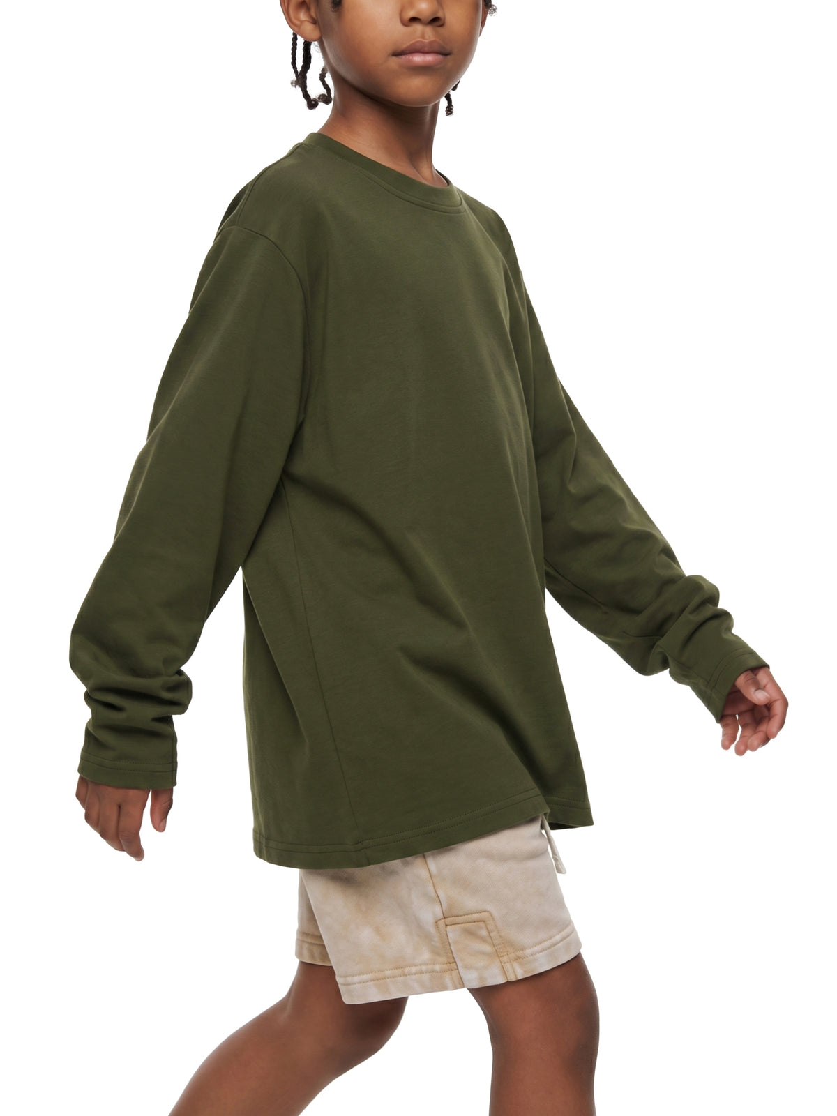 Kid's Drop Shoulder Long Sleeve T-Shirt