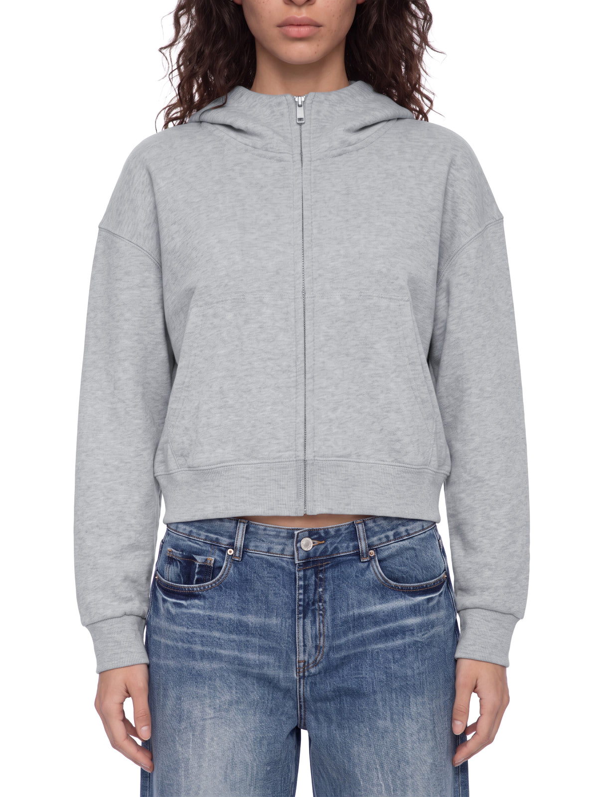 Women's Cropped Full-Zip Hoodie | DemKidZZ